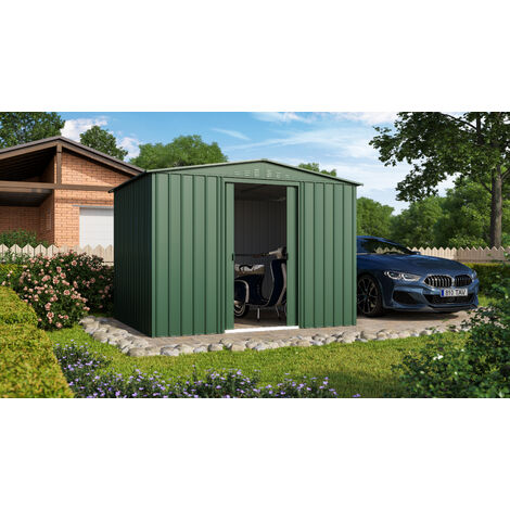 Globel Industries Gerätehaus "Tower 108", jade, 6,99 m²