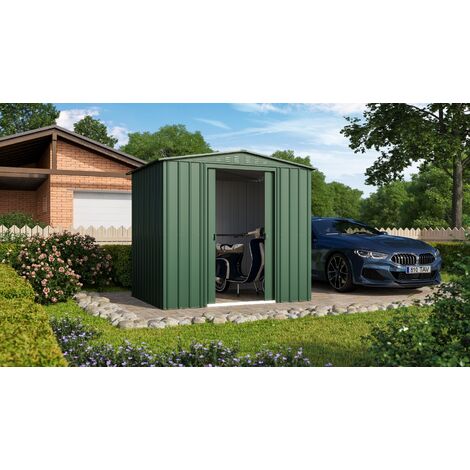 Globel Industries Gerätehaus "Tower 86", jade, 4,10 m²