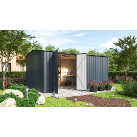 Globel Industries Gerätehaus "Worker 1510", anthrazit