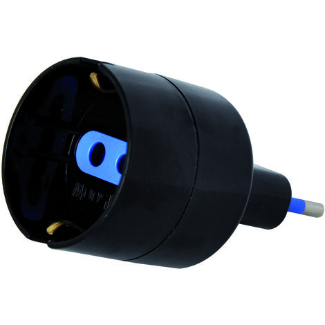 Globex ADATTATORE SEMPLICE IN BLISTER 2P+T spina 10A/ presa schuko 10A col. Nero 20.00 pz