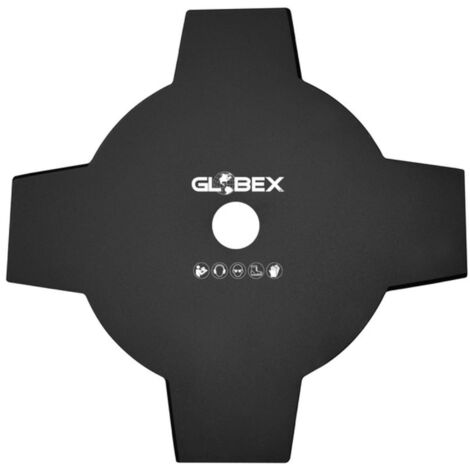 Globex Disco In Acciaio A 4 Denti Per Decespugliatore Ø Mm. 255
