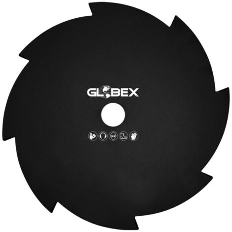 Globex Disco In Acciaio A 8 Denti Per Decespugliatore Ø Mm. 255