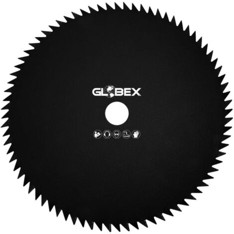 Globex Disco In Acciaio A 80 Denti Per Decespugliatore Ø Mm. 255