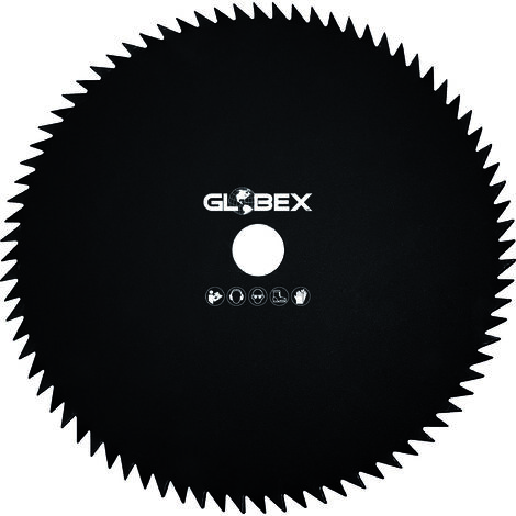 Globex disco in acciaio a 80 denti per decespugliatore ø mm. 255 - Globex