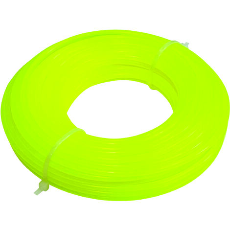 Globex filo tondo per decespugliatore (bivalva) col. giallo ø mm. 3,3x50 mt. - Globex