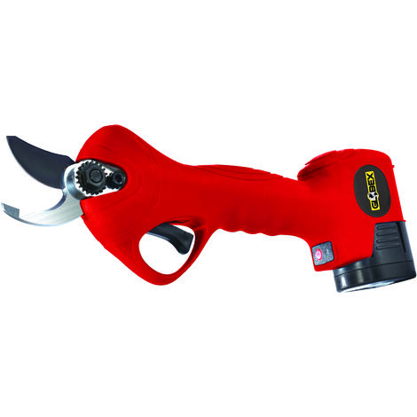 Globex forbice per potatura gx-28-fp con 2 batterie a litio 14,4v-2,5ah taglio max mm. 28 - Globex