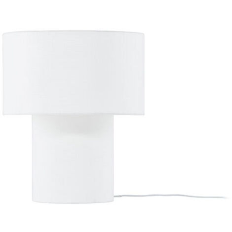 Globia éclairage lampe de table 35x35x40cm blanc.