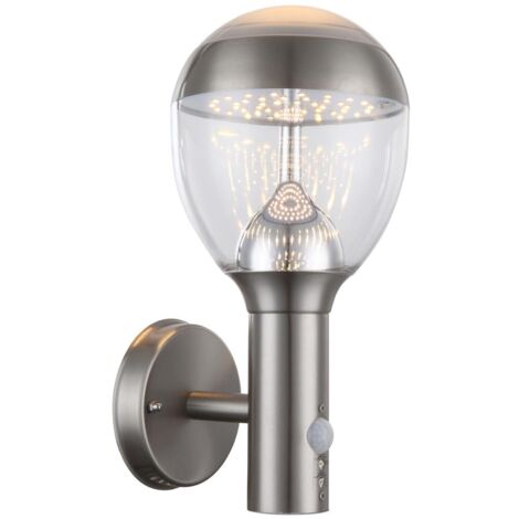 Globo - aplique de pared - Callisto - níquel - metal - LED -