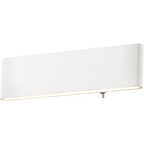 Globo - aplique de pared - Siegfried - blanco - aluminio - LED -