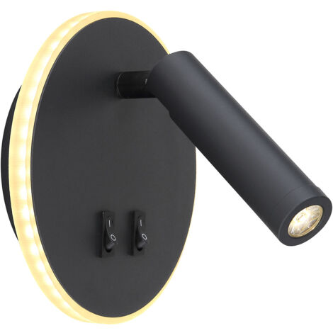 GLOBO Applique Many Metallo Nero Led