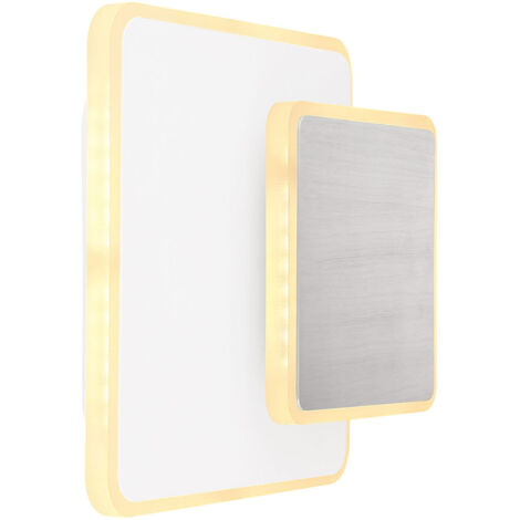 GLOBO Applique Metallo Bianco, Led