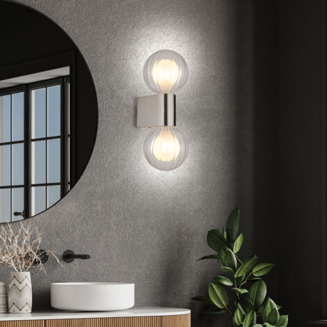 Globo - applique murale - ANDER - acier - verre - G9 - 41928-2N