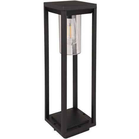 Globo Candela Borne d'extérieur noire mate IP44 1x E27