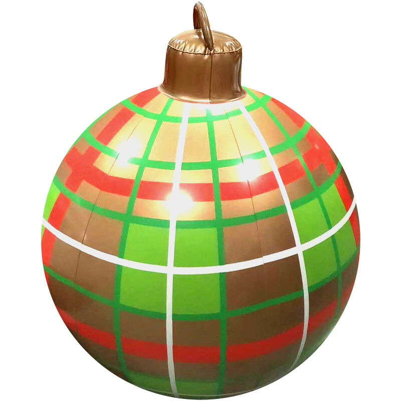 

Globo de Navidad Juguete inflable de PVC Decoracion de arbol de Navidad Bola de adorno de Navidad al aire libre,Tipo 2