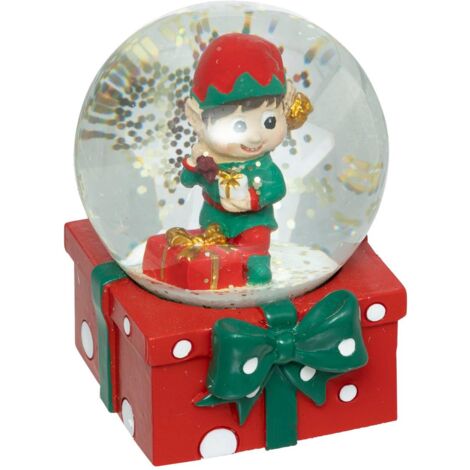 GLOBO DE NIEVE DUENDE DE 65 MM - Feeric lights & christmas