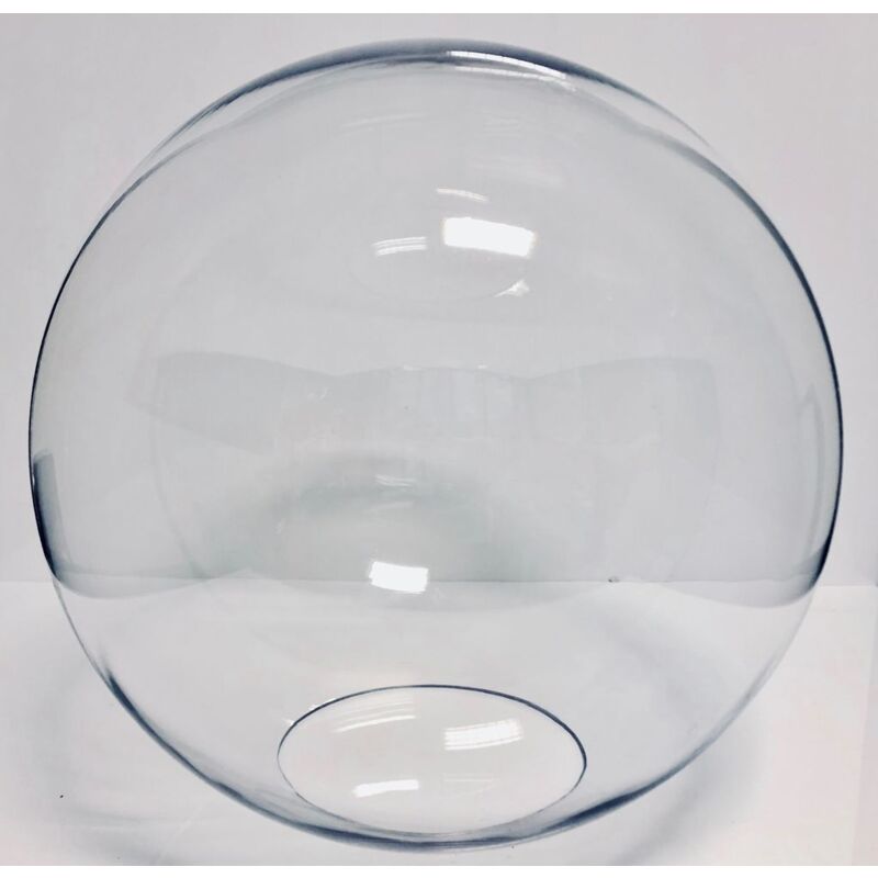 

Globo Iluminacion Diametro 25 cm POLICARBONATO INCOLORO con Boca 10,5 cm