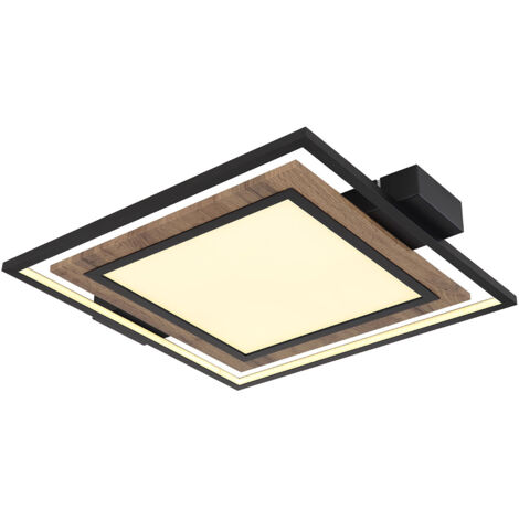 Globo - deckenleuchte - Gabaldo - schwarz - metall - LED -