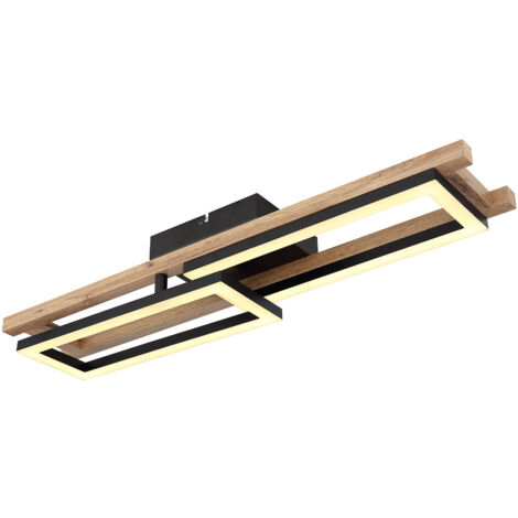 Globo - deckenleuchte - Illa - schwarz - metall - LED - 67266D