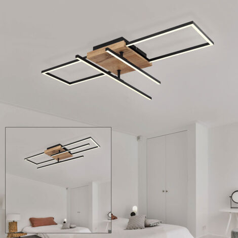 Globo - deckenleuchte - Kendra - schwarz - metall - LED -
