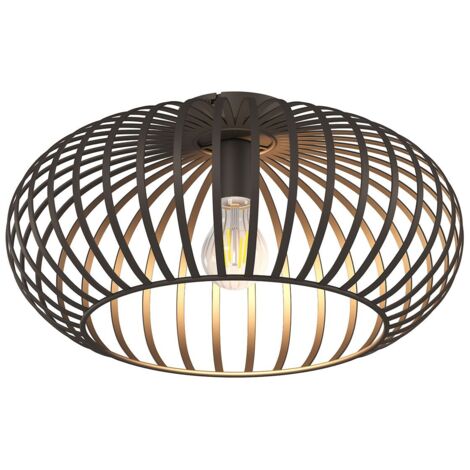 Globo - deckenleuchte - MAX - braun - metall - Ø 40cm - E27 -