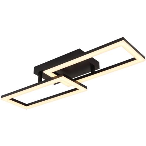 Globo - deckenleuchte - SAPENA - schwarz - metall - LED -