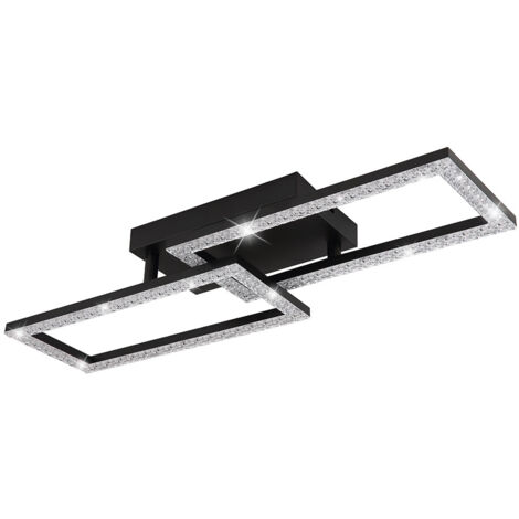 Globo - deckenleuchte - SAPENA - schwarz - metall - LED -