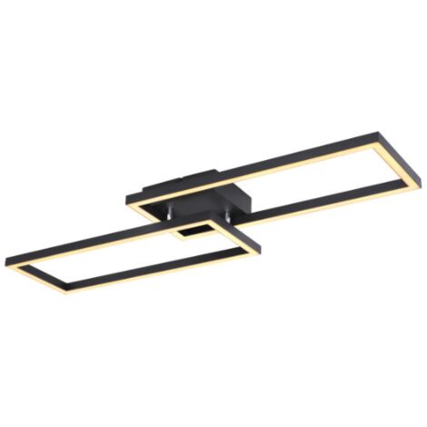 Globo - deckenleuchte - Tatjana - schwarz - metall - LED -