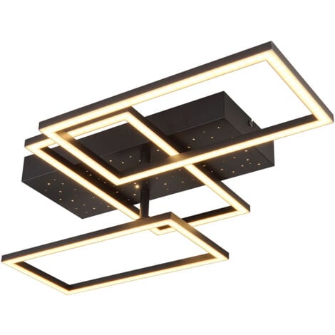 Globo - deckenleuchte - Terrxa - schwarz - metall - LED -