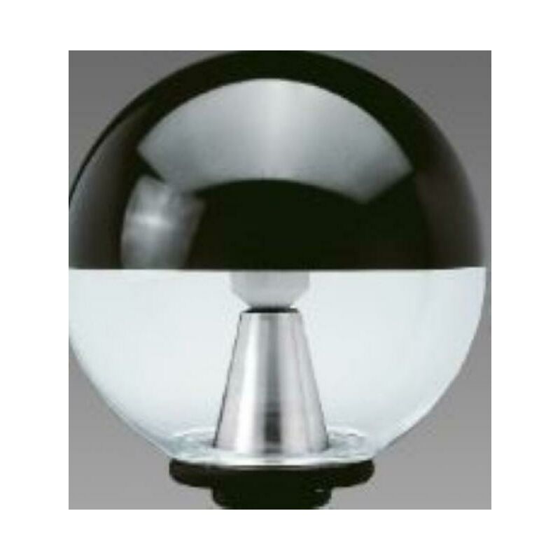 Image of Globo diametro 30cm calotta verniciata nera 50031 gl/30/vern - Acrilux
