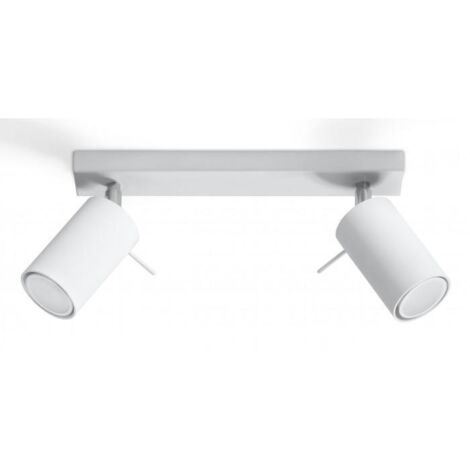 GLOBO Faretti Metallo Bianco, 2 x Gu10
