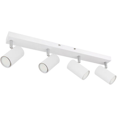 GLOBO Faretti Metallo Bianco, 4 x Gu10