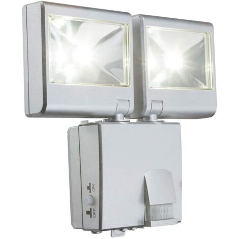 GLOBO - FARETTO DA ESTERNO A BATTERIA CON SENSORE 2 LED X 1,5W