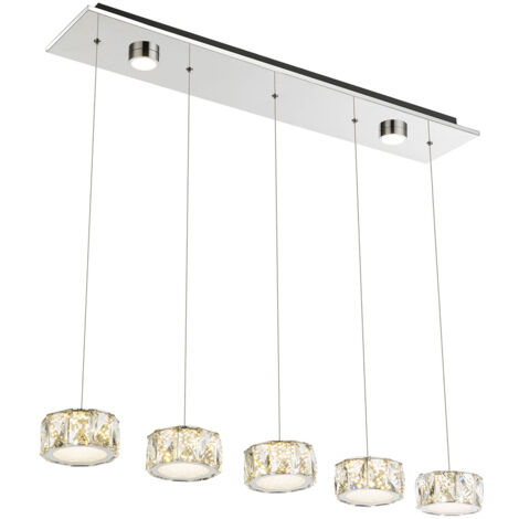 Globo - hängeleuchte - Amur - chrome - metall - große