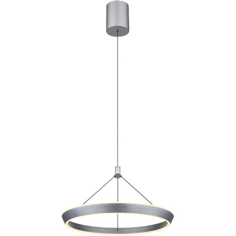 Globo - hängeleuchte - Ferra - grau - metall - Ø 50cm - LED -