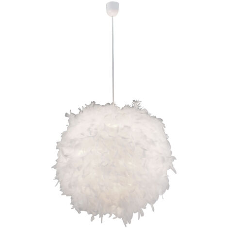 Globo - hängeleuchte - Katunga - weiß - kunststoff - Ø 60cm - E27