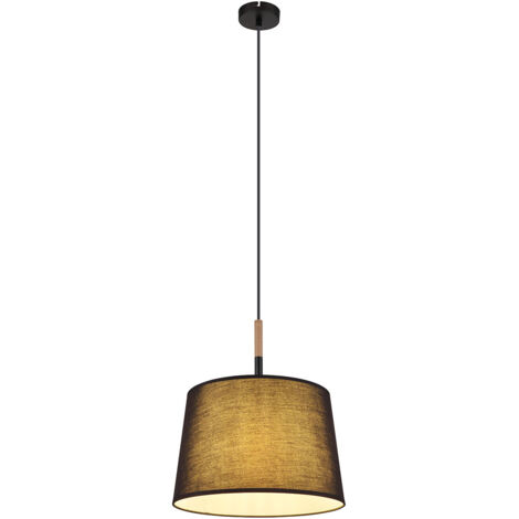 Globo - hängeleuchte - Kikki - schwarz - metall - Ø 38cm - E27 -