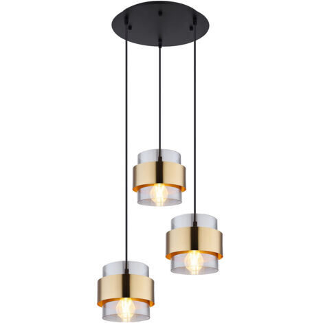 Globo - hängeleuchte - Milley - gold - glas - Ø 45cm - E27 -