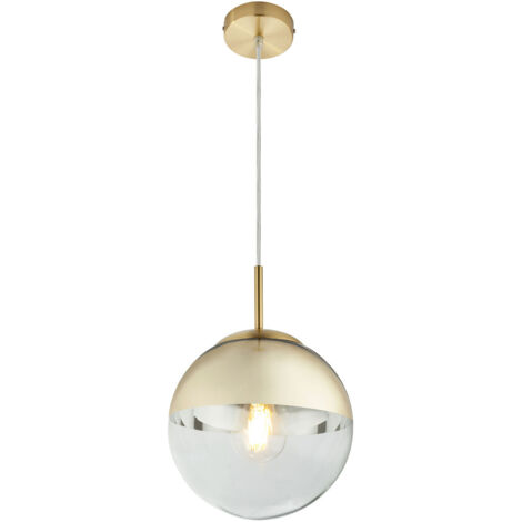 Globo - hängeleuchte - Varus - gold - glas - Ø 20cm - E27 - 15855