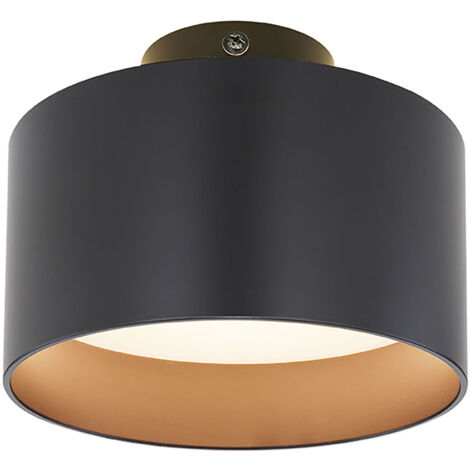 Globo Jenny Spot encastrable en saillie LED noir mat 3000K