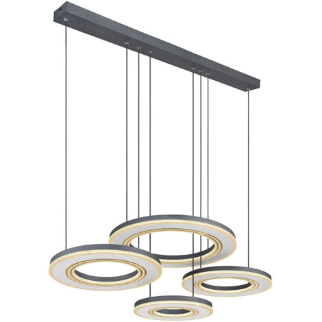 Globo - lampada a sospensione - Blasius - nero - metallo - grande