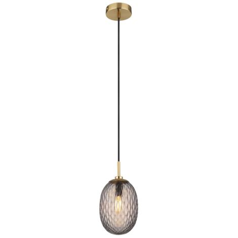 Globo - lampada a sospensione - DEVIN - oro - vetro - Ø 15cm -