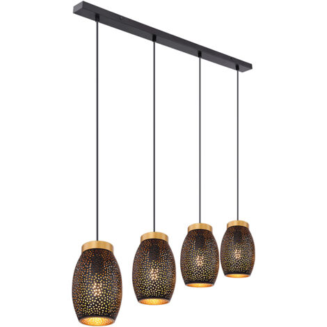 Globo - lampada a sospensione - Narri - oro - metallo - grande