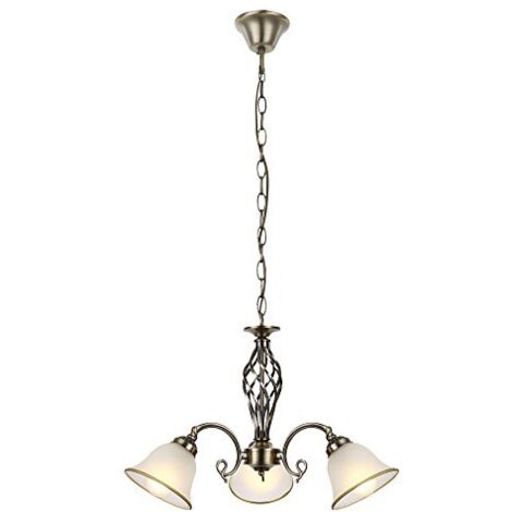 Globo - lampada a sospensione - Odin - ottone - metallo - Ø 60cm