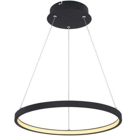 Globo - lampada a sospensione - Ralph - nero - metallo - Ø 39cm -