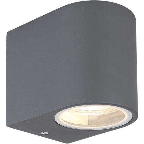 GLOBO Lampada Da Esterno Alluminio Pressofuso Antracite 1 x Gu10