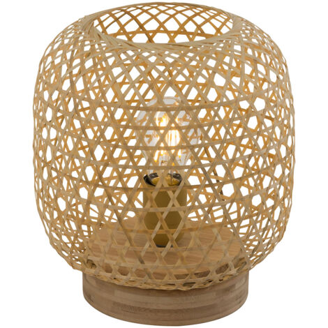 Globo - lampada da tavolo - Mirena - naturale - bambù - Ø 24cm -