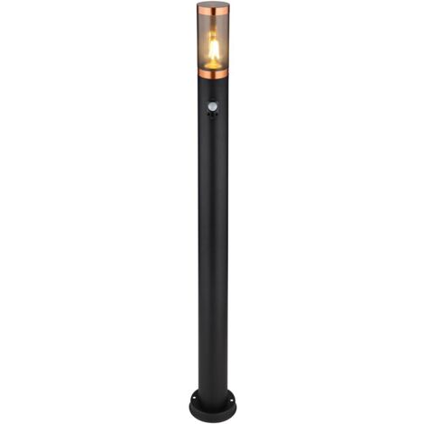 Globo - lampada da terra - Boston - nero - metallo - Ø 13cm - E27