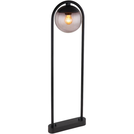 Globo - lampada da terra - Michael - nero - metallo - Ø 32cm -