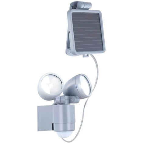 GLOBO - LAMPADA LED A ENERGIA SOLARE PERESTERNI CON SENSORE DI MOVIMENTO 2LEDX1W