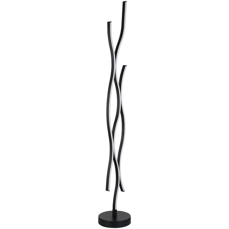 Globo - Lampadaire lampadaire lampe de salon led métal noir mat h 135 cm